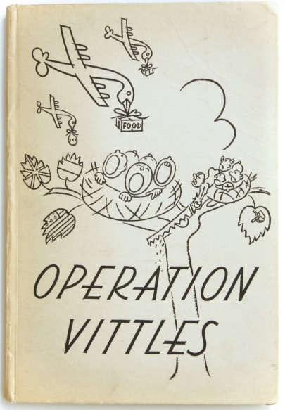 Cover of Operation Vittles Cookbook, published in 1949.